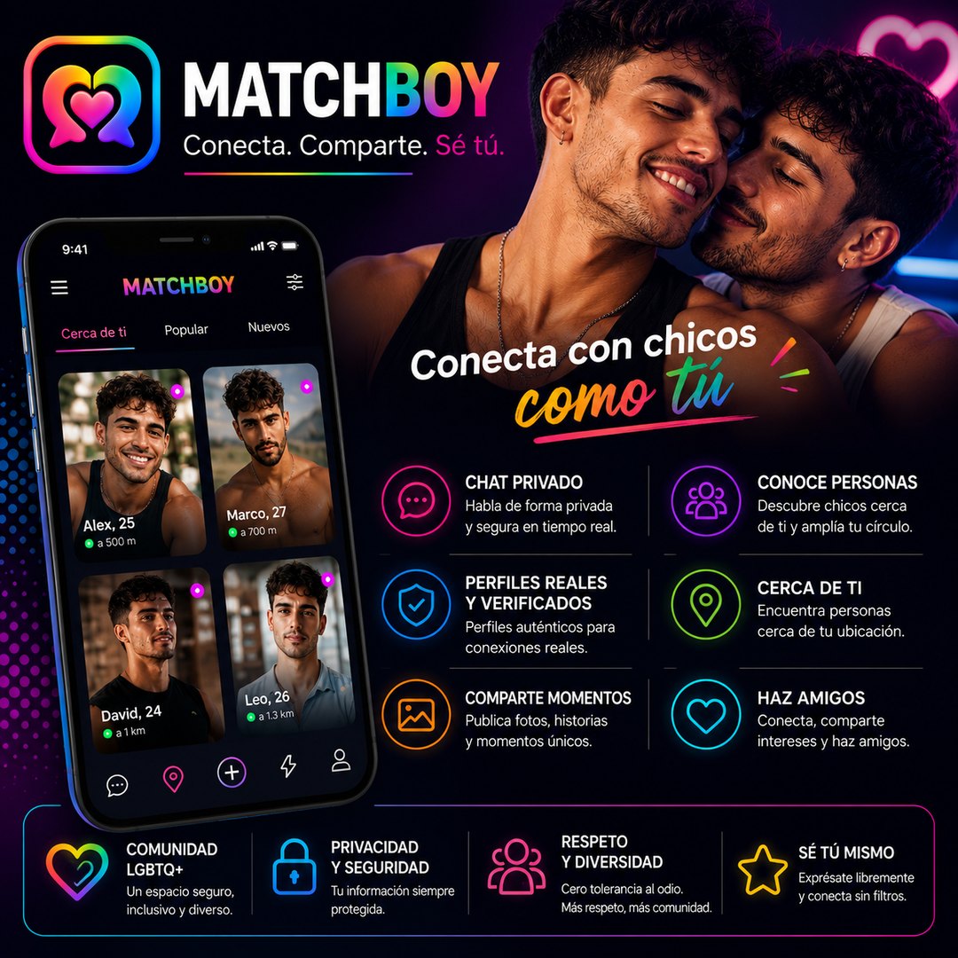 MatchBoy: comunidad LGBTQ+ cercana